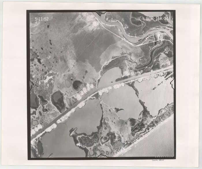 84101, Flight Mission No. BQR-16K, Frame 34, Brazoria County, General Map Collection