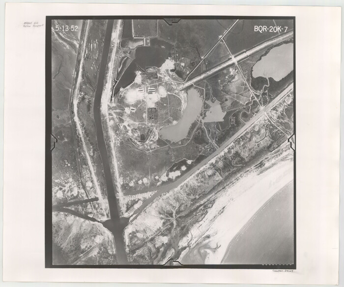 84109, Flight Mission No. BQR-20K, Frame 7, Brazoria County, General Map Collection
