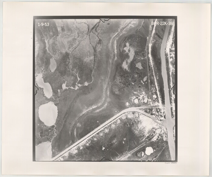 84122, Flight Mission No. BQR-22K, Frame 38, Brazoria County, General Map Collection