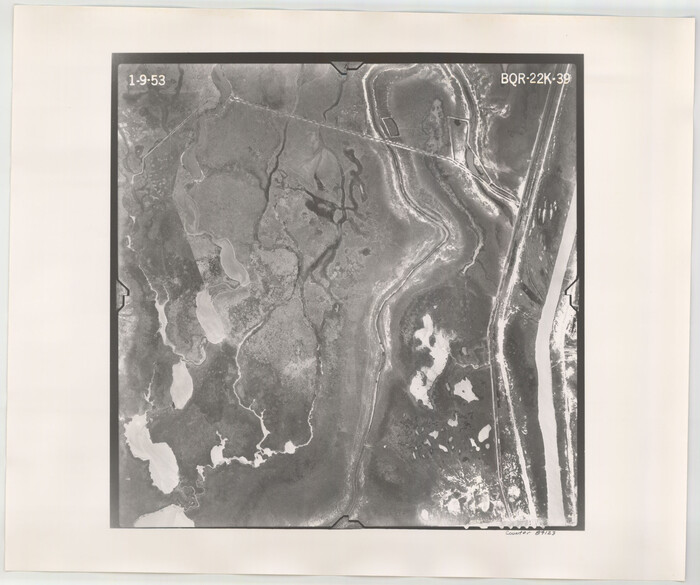 84123, Flight Mission No. BQR-22K, Frame 39, Brazoria County, General Map Collection
