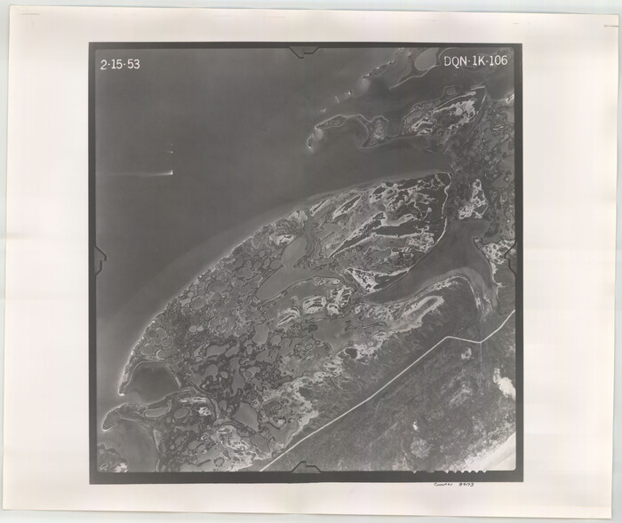 84173, Flight Mission No. DQN-1K, Frame 106, Calhoun County, General Map Collection