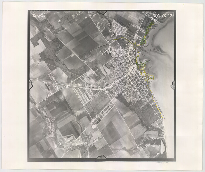 84463, Flight Mission No. DQN-7K, Frame 12, Calhoun County, General Map Collection