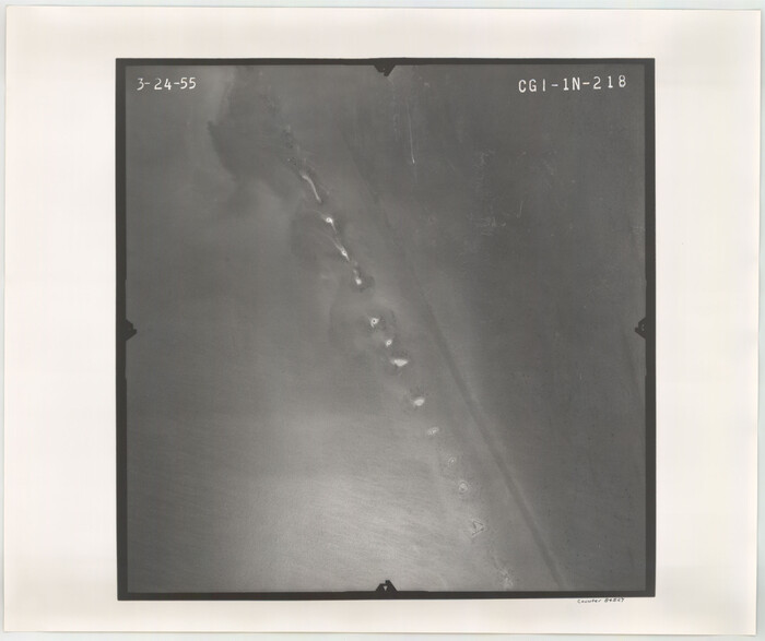 84527, Flight Mission No. CGI-1N, Frame 218, Cameron County, General Map Collection