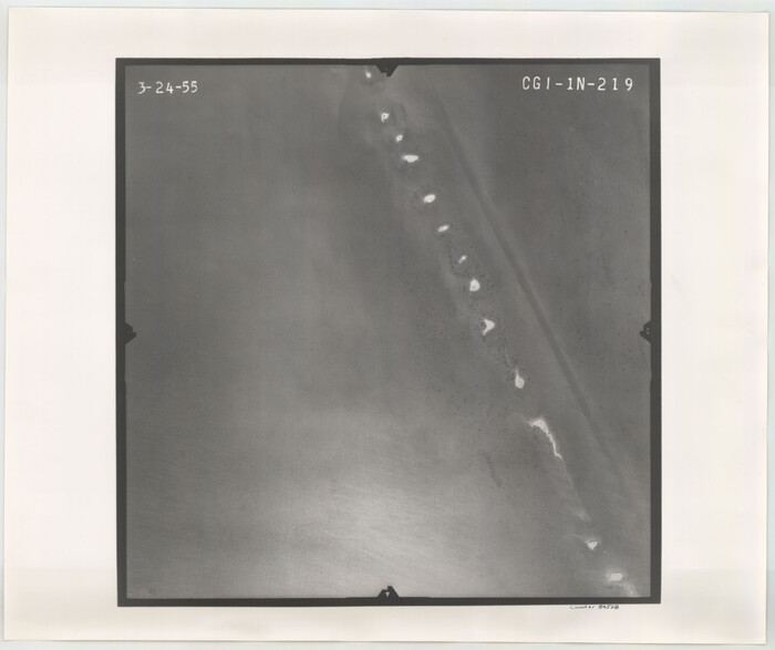 84528, Flight Mission No. CGI-1N, Frame 219, Cameron County, General Map Collection