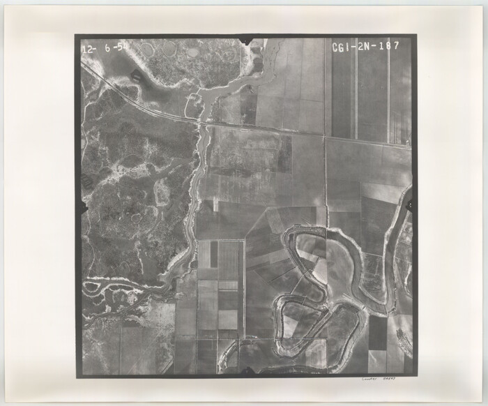 84547, Flight Mission No. CGI-2N, Frame 187, Cameron County, General Map Collection