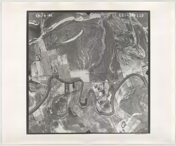 84590, Flight Mission No. CGI-3N, Frame 110, Cameron County, General Map Collection