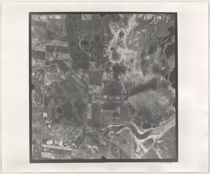 84654, Flight Mission No. CGI-4N, Frame 21, Cameron County, General Map Collection