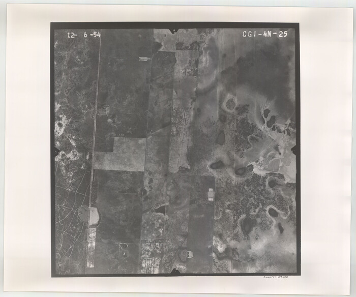 84658, Flight Mission No. CGI-4N, Frame 25, Cameron County, General Map Collection