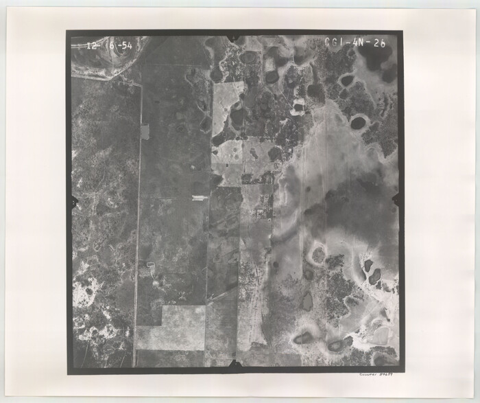 84659, Flight Mission No. CGI-4N, Frame 26, Cameron County, General Map Collection
