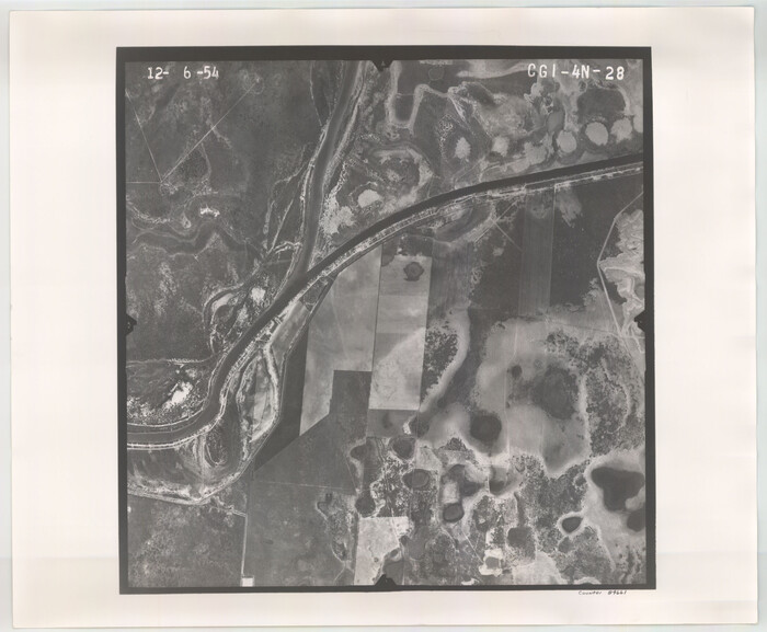 84661, Flight Mission No. CGI-4N, Frame 28, Cameron County, General Map Collection
