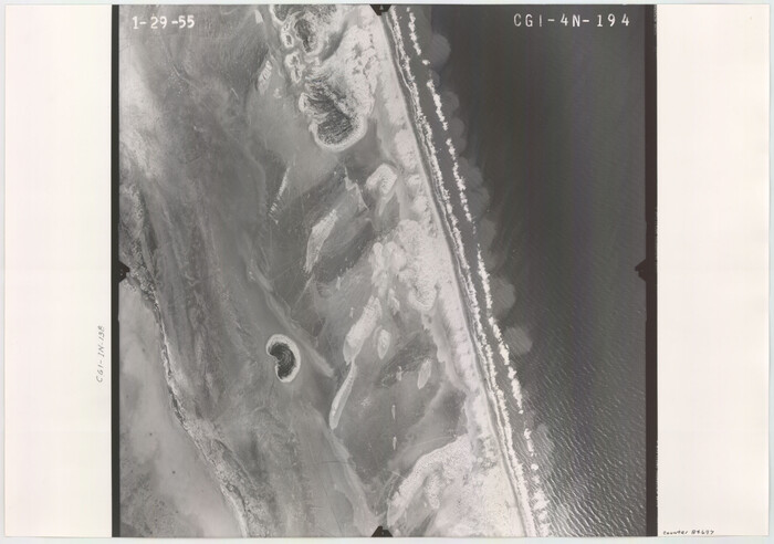 84697, Flight Mission No. CGI-4N, Frame 194, Cameron County, General Map Collection