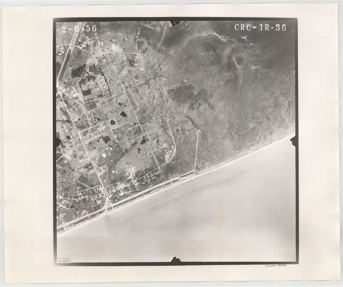 84704, Flight Mission No. CRC-1R, Frame 36, Chambers County, General Map Collection