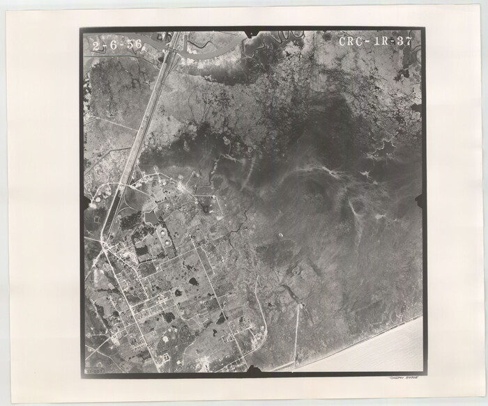 84705, Flight Mission No. CRC-1R, Frame 37, Chambers County, General Map Collection