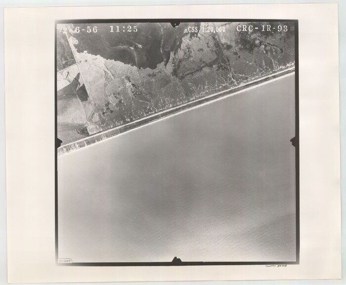 84708, Flight Mission No. CRC-1R, Frame 93, Chambers County, General Map Collection