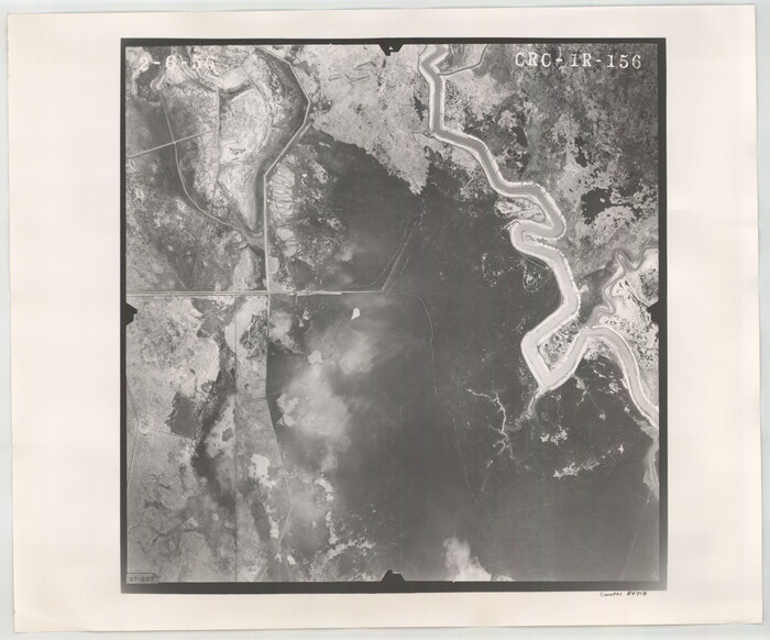 84718, Flight Mission No. CRC-1R, Frame 156, Chambers County, General Map Collection