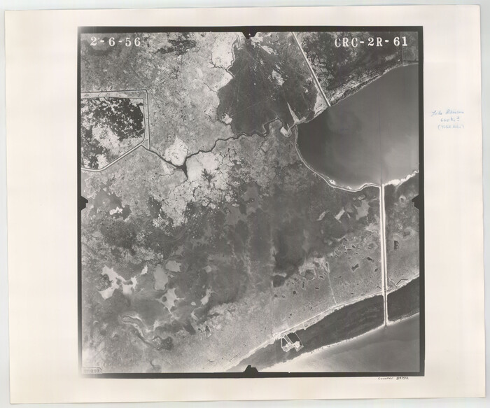 84732, Flight Mission No. CRC-2R, Frame 61, Chambers County, General Map Collection
