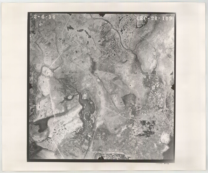 84736, Flight Mission No. CRC-2R, Frame 109, Chambers County, General Map Collection