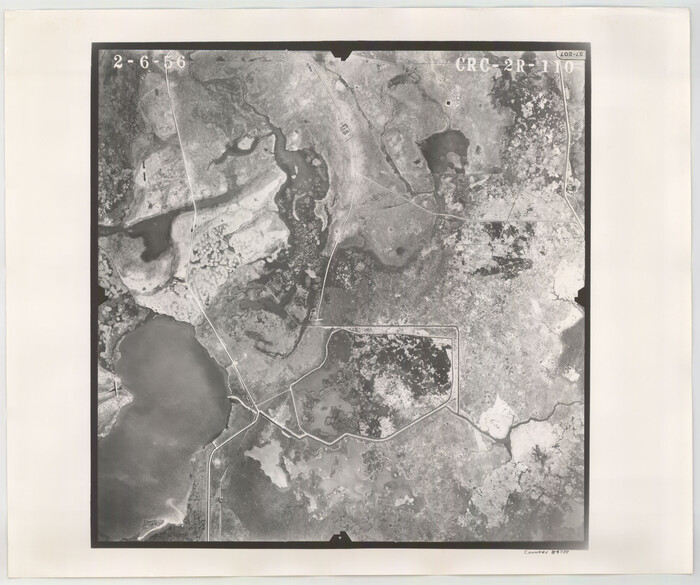 84737, Flight Mission No. CRC-2R, Frame 110, Chambers County, General Map Collection