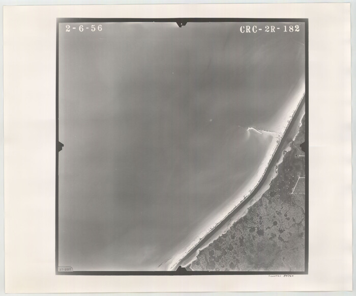 84760, Flight Mission No. CRC-2R, Frame 182, Chambers County, General Map Collection