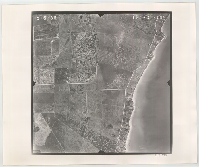 84843, Flight Mission No. CRC-3R, Frame 105, Chambers County, General Map Collection