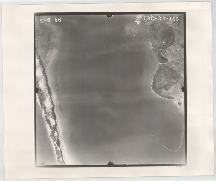 84847, Flight Mission No. CRC-3R, Frame 165, Chambers County, General Map Collection