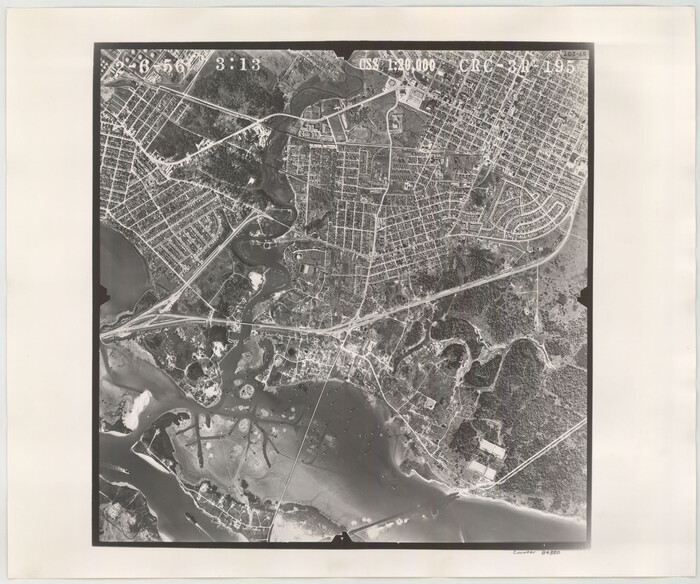 84850, Flight Mission No. CRC-3R, Frame 195, Chambers County, General Map Collection