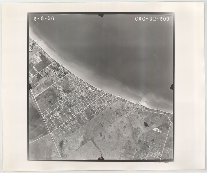 84864, Flight Mission No. CRC-3R, Frame 209, Chambers County, General Map Collection