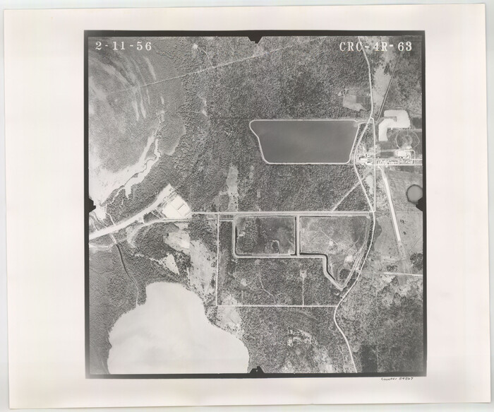 84867, Flight Mission No. CRC-4R, Frame 63, Chambers County, General Map Collection