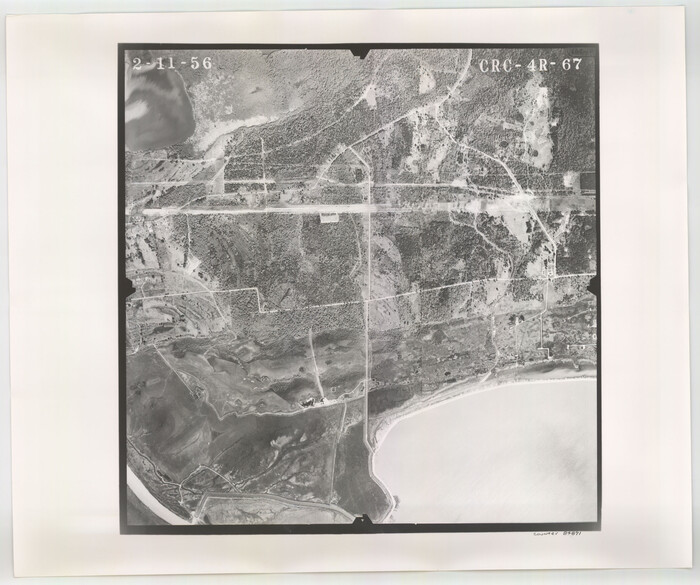 84871, Flight Mission No. CRC-4R, Frame 67, Chambers County, General Map Collection