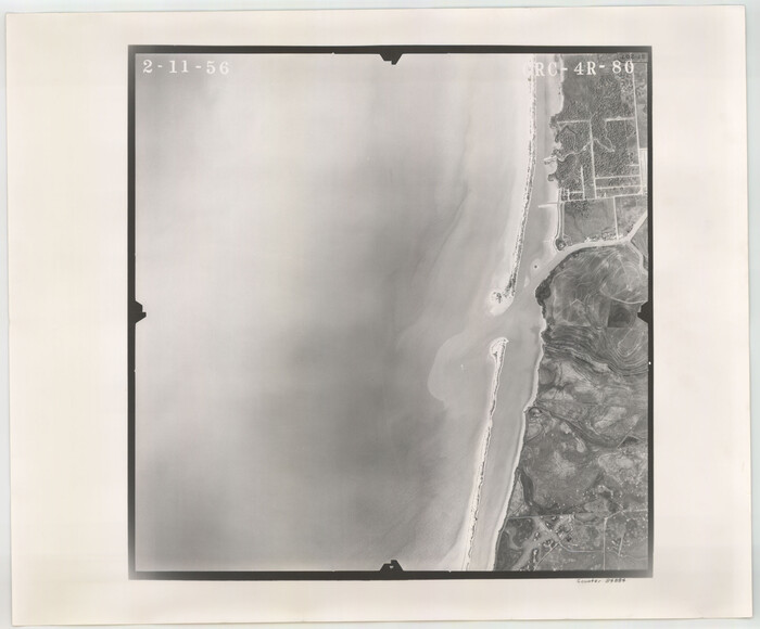 84884, Flight Mission No. CRC-4R, Frame 80, Chambers County, General Map Collection