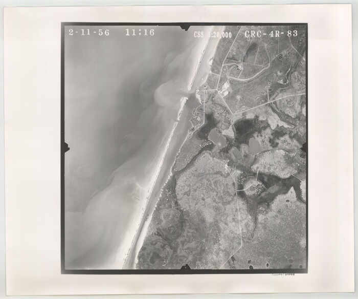 84888, Flight Mission No. CRC-4R, Frame 83, Chambers County, General Map Collection