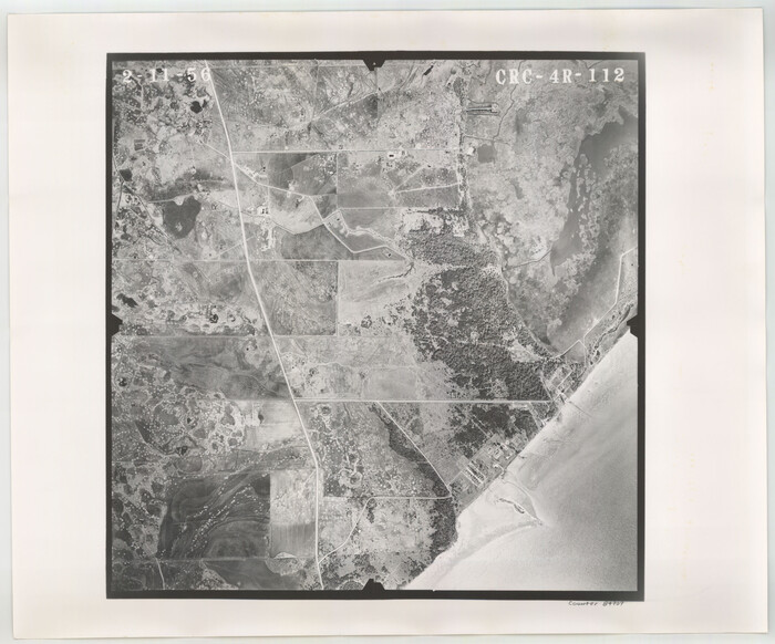 84909, Flight Mission No. CRC-4R, Frame 112, Chambers County, General Map Collection