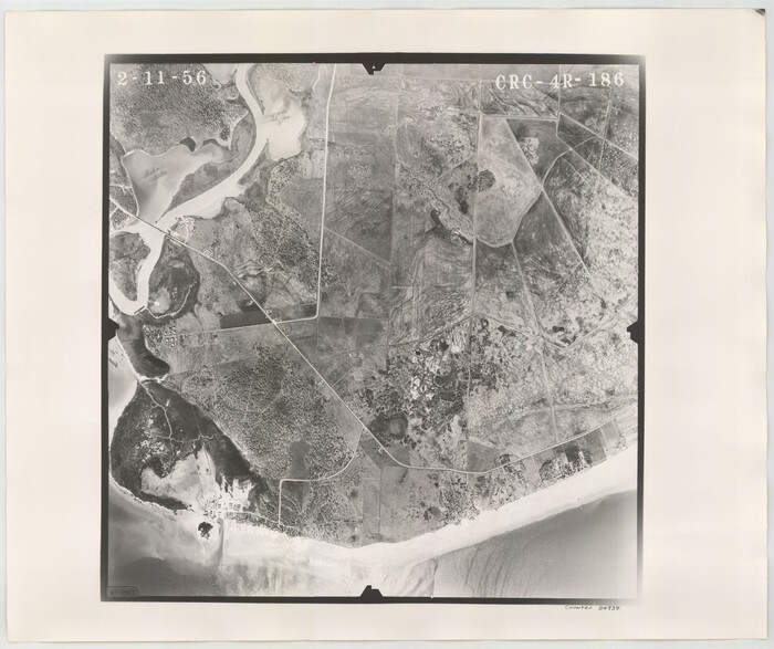84937, Flight Mission No. CRC-4R, Frame 186, Chambers County, General Map Collection