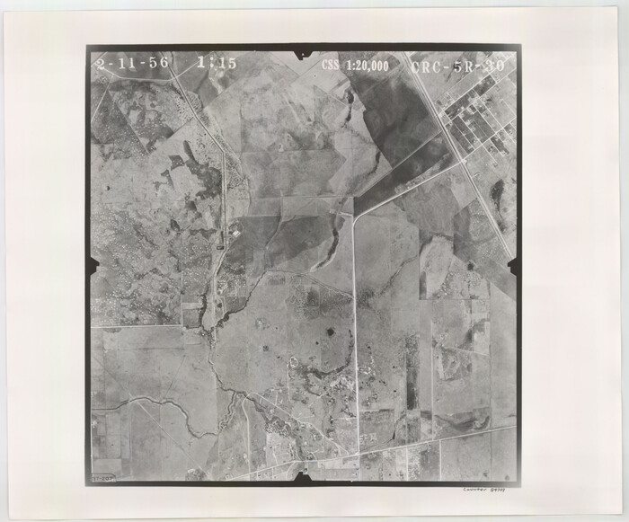 84949, Flight Mission No. CRC-5R, Frame 30, Chambers County, General Map Collection