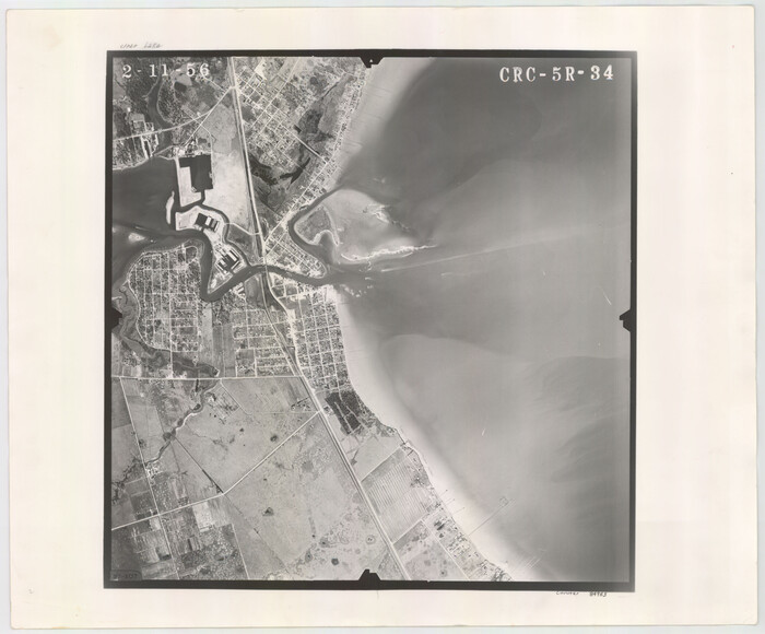 84953, Flight Mission No. CRC-5R, Frame 34, Chambers County, General Map Collection