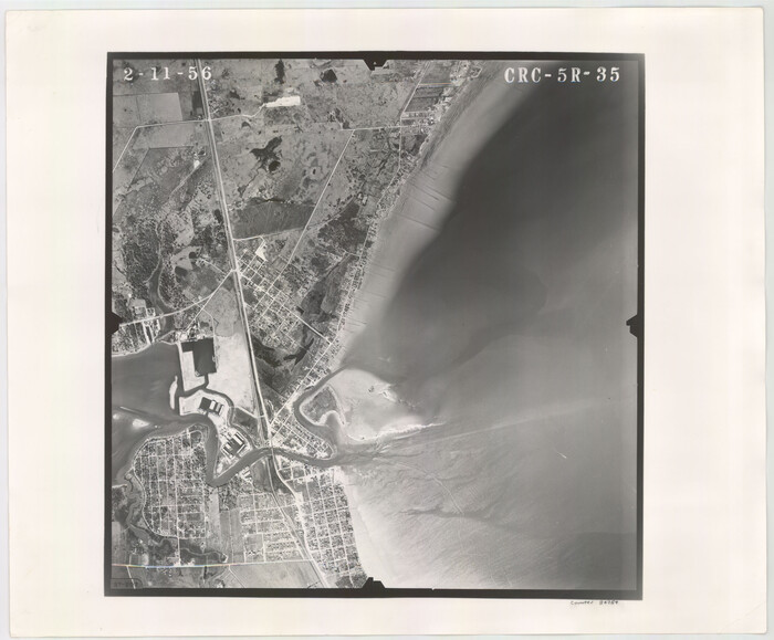 84954, Flight Mission No. CRC-5R, Frame 35, Chambers County, General Map Collection