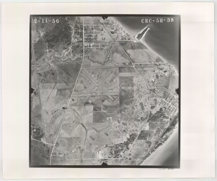84957, Flight Mission No. CRC-5R, Frame 38, Chambers County, General Map Collection
