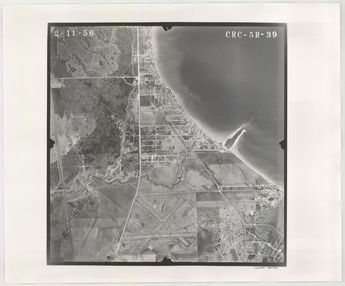 84958, Flight Mission No. CRC-5R, Frame 39, Chambers County, General Map Collection