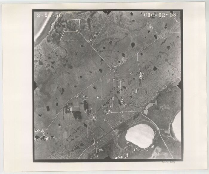 84971, Flight Mission No. CRC-6R, Frame 38, Chambers County, General Map Collection