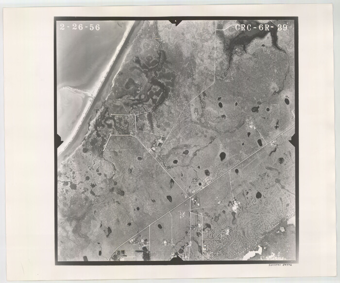 84972, Flight Mission No. CRC-6R, Frame 39, Chambers County, General Map Collection