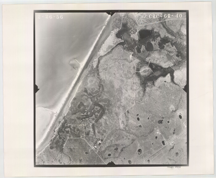 84973, Flight Mission No. CRC-6R, Frame 40, Chambers County, General Map Collection