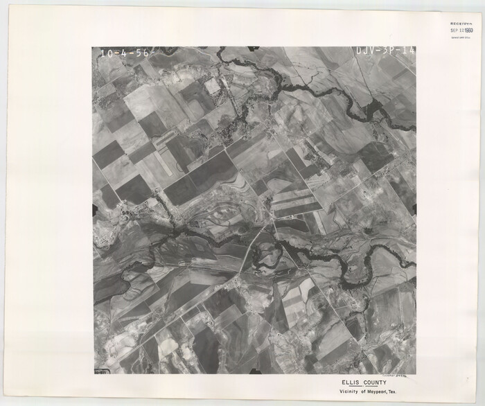 84976, Flight Mission No. DJV-3P, Frame 14, Ellis County, General Map Collection