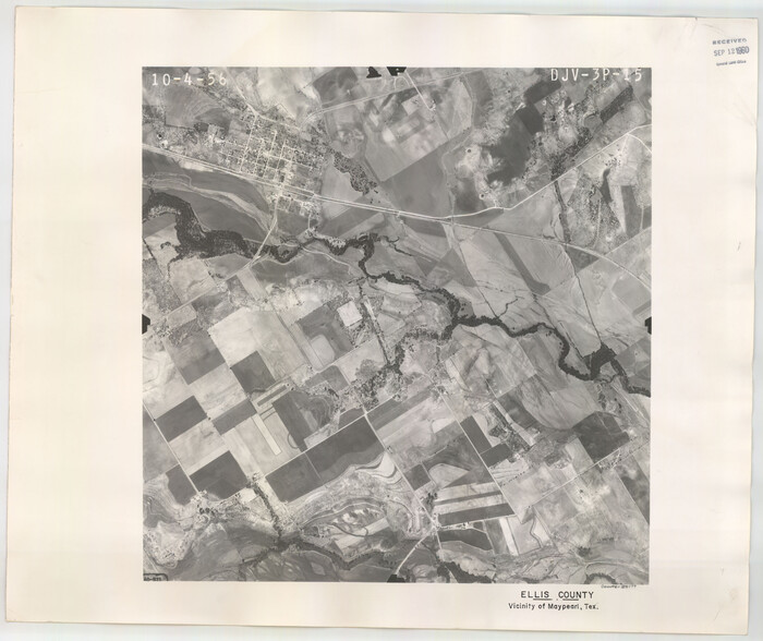 84977, Flight Mission No. DJV-3P, Frame 15, Ellis County, General Map Collection