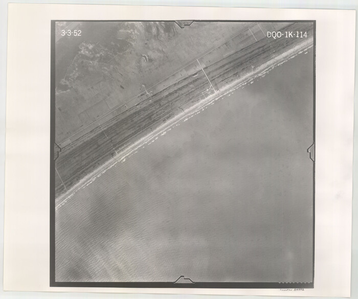 84992, Flight Mission No. DQO-1K, Frame 114, Galveston County, General Map Collection