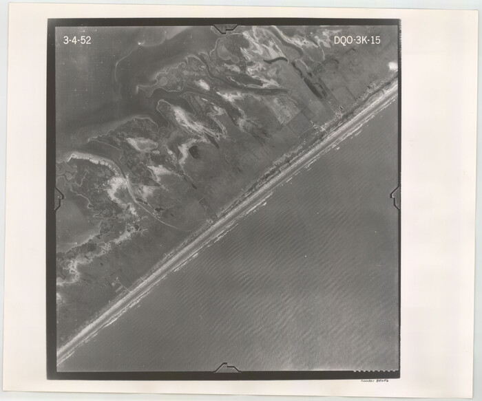 85056, Flight Mission No. DQO-3K, Frame 15, Galveston County, General Map Collection