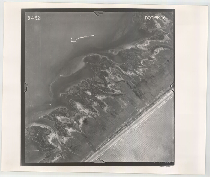 85057, Flight Mission No. DQO-3K, Frame 16, Galveston County, General Map Collection