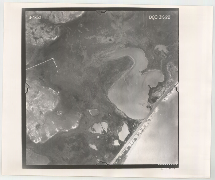85063, Flight Mission No. DQO-3K, Frame 22, Galveston County, General Map Collection