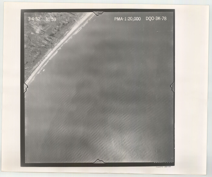 85083, Flight Mission No. DQO-3K, Frame 78, Galveston County, General Map Collection