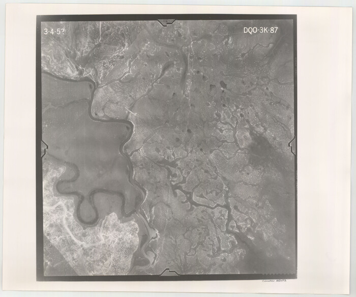 85092, Flight Mission No. DQO-3K, Frame 87, Galveston County, General Map Collection