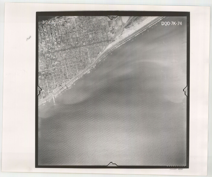 85101, Flight Mission No. DQO-7K, Frame 74, Galveston County, General Map Collection